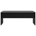 vidaXL Banc d'entrée avec coussin Chêne noir 103 x 38 x 40 cm