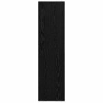 vidaXL Meuble TV mural Chêne noir 37 x 37 x 142.5 cm Bois d'ingénierie