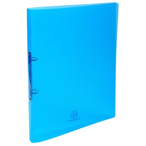 Classeur 2 Anneaux 15 Mm Polypropylène Crystal Colours - A4 - Couleurs Assorties - X 30 - Exacompta