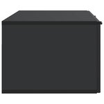 vidaXL Meuble TV mural Noir 98 x 41 x 30 cm Bois d'ingénierie