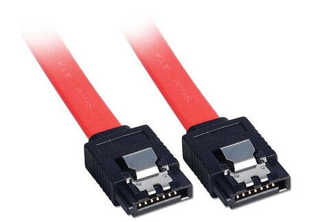 Lindy 33449 câble sata 0 2 m rouge
