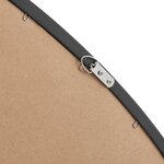 Miroir mural forme arrondie 64 x 60 cm noir mat 03_0007904