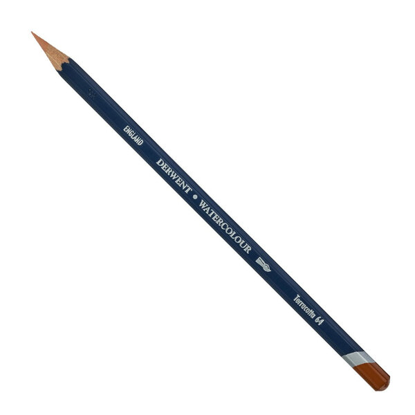 Crayon couleur aquarellable Derwent Watercolour Terracota 64