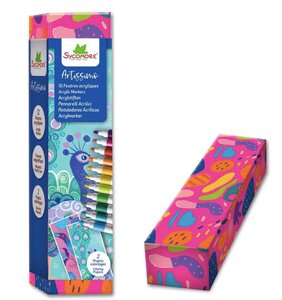 Artissimo - 10 feutres acryliques et 2 cartes