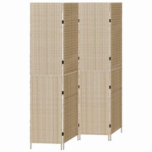 vidaXL Paravent Beige 195 x 200 cm polyrotin