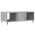 vidaXL Table basse Sonoma gris 90x50x36 5 cm Bois d'ingénierie