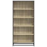 vidaXL Bibliothèque chêne sonoma 80 5x35x170 5 cm bois d'ingénierie