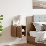 vidaXL Armoire murale Marron miel 31 5x30x30 cm Bois de pin massif