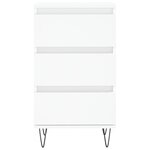 vidaXL Buffet blanc 40x35x70 cm bois d’ingénierie