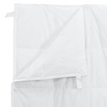 vidaXL Duvet 2-en-1 Blanc 135 x 220 cm Plume