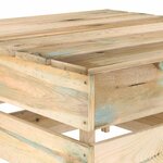 vidaXL Table palette de jardin Bois de pin imprégné