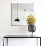 House Nordic Miroir carré Daisy Noir