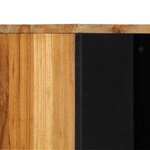 vidaXL Meuble de Salle de Bain avec tiroir Marron Bois d'acacia massif