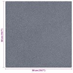 vidaXL Dalles de Protection Anti-Chute 6 Pièces Gris 50 x 50 cm
