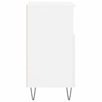 vidaXL Buffets 3 Pièces Blanc Bois d'ingénierie