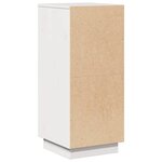 vidaXL Buffet Blanc 31 5x34x75 cm Bois massif de pin