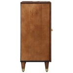 vidaXL Buffet 2 Pièces marron miel 60 x 33 x 75 cm Bois de mangue massif