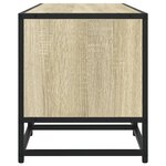 vidaXL Meuble TV chêne sonoma 240x35x41 cm bois d'ingénierie