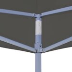 vidaXL Tente de fête Anthracite 200 x 200 x 315 cm Tissu Oxford