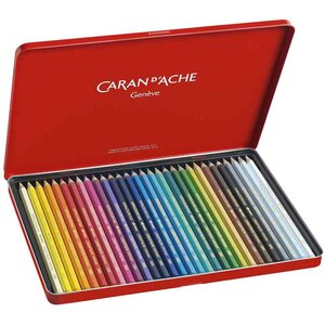 Crayons de couleur supracolor étui métal de 30 caran d'ache