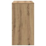 vidaXL Bureau chêne artisanal 80 x 40 x 76 cm Bois d'ingénierie