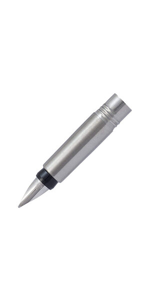 PARKER Vector : Bloc Plume  Finition chromée  plume fine en acier inoxydable