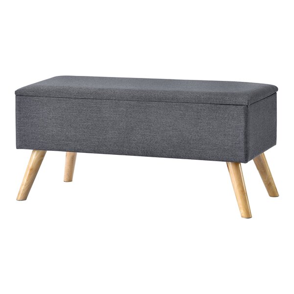 Banc de rangement rembourré gris foncé 03_0006445