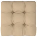 Vidaxl pouf palette de jardin bois de pin imprégné de marron miel