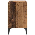 vidaXL Cabinet de chevet Bois ancien 40 x 30 x 50 cm Bois d'ingénierie