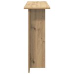 vidaXL Table console Chêne artisanal 100 x 30 x 75 cm