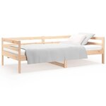 vidaXL Lit de jour sans matelas 80x200 cm bois de pin massif