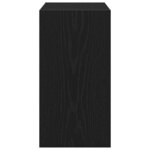 vidaXL Table d'appoint Chêne noir 50 x 26 x 50 cm Bois d'ingénierie