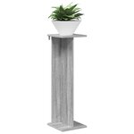 vidaXL Support de Plante Sonoma gris 25 x 25 5 x 80 5 cm