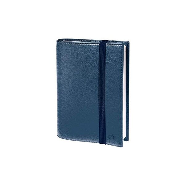 Quo Vadis - 1 Agenda Semainier de Poche Time & Life Bleu Métallique - 10 x 15 cm - Décembre 2019 à Décembre 2020