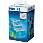 Accessoire rasoir - philips jc303/50 solution de nettoyage smartclean - 3 cartouches
