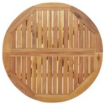vidaXL Ensemble à manger de jardin 5 Pièces Bois d'acacia solide