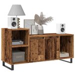 vidaXL Meuble TV vieux bois 100x35x55 cm bois d'ingénierie