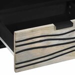 vidaXL Meubles et étagères de rangement pour médias Blanc et Noir