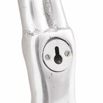 vidaXL Sculpture Argent 22 x 8 x 25 cm Aluminium