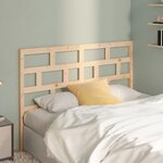 vidaXL Tête de lit 146x4x100 cm Bois massif de pin