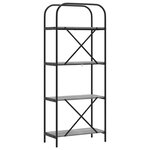 vidaXL Étagère Sonoma gris 60 x 30 x 146 cm Bois d'ingénierie