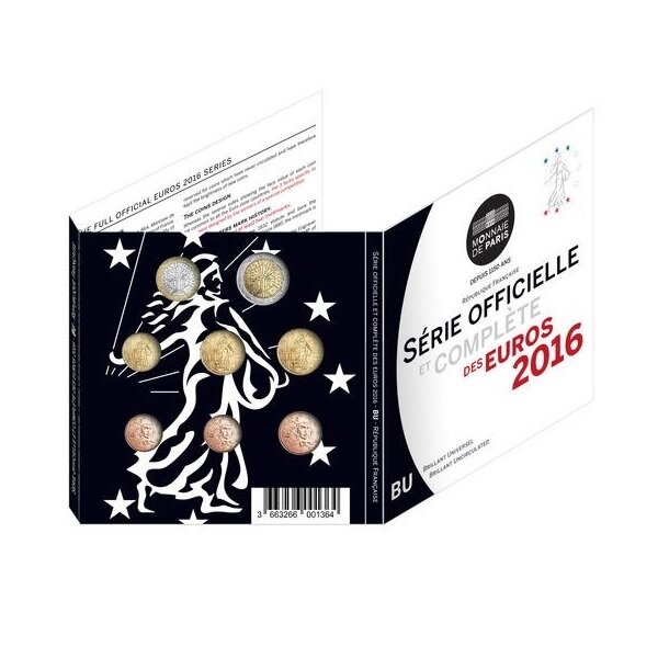 Coffret série euro BU France 2016