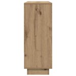 vidaXL Buffet Chêne artisanal 97 x 29 x 75 cm Bois d'ingénierie