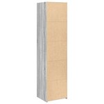 vidaXL Buffet haut sonoma gris 45x41x185 cm bois d'ingénierie