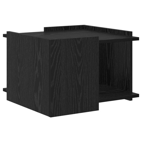 vidaXL Table basse Chêne noir 50 5 x 50 x 33 cm Bois d'ingénierie