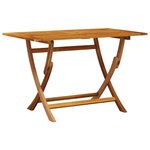 vidaXL Ensemble à manger de jardin 5 Pièces beige tissu et bois massif