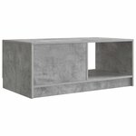 vidaXL Table basse Gris béton 90 x 50 x 37 cm Bois d'ingénierie
