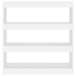 vidaXL Bibliothèque/Séparateur de pièce Blanc 100x30x103 cm