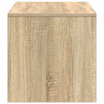 vidaXL Meuble TV Chêne sonoma 100 x 40 x 40 cm Aggloméré