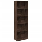 vidaXL Bibliothèque chêne marron 57x28 5x174 cm bois d'ingénierie